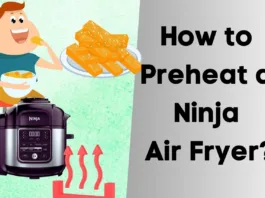 how to preheat a ninja air fryer