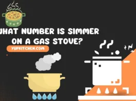 what number is simmer on a gas stove